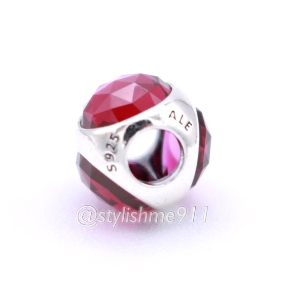 Authentic Pandora Cerise Radiant Droplet Charm - 792095NCC - Picture 9 of 11